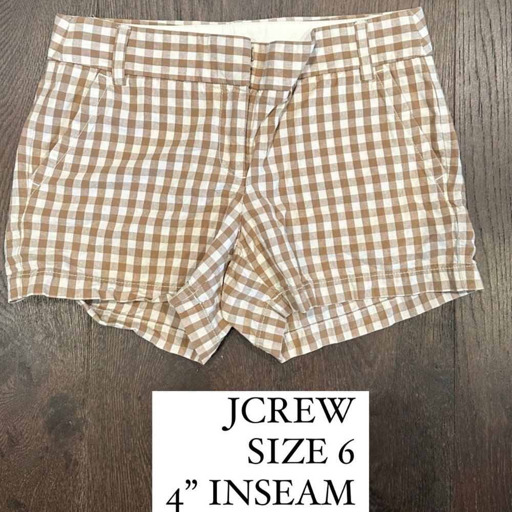 J. Crew Chino Shorts - 4in inseam, size 6